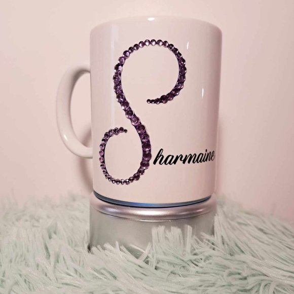 Bling 'S' Initial Coffee Mug - Picture 2 of 2